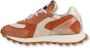 RUN OF Leren Sneaker met Uitneembare Binnenzool Multicolor Dames - Thumbnail 2