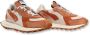 RUN OF Leren Sneaker met Uitneembare Binnenzool Multicolor Dames - Thumbnail 3