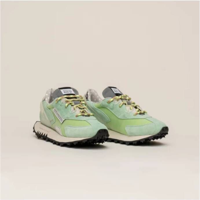 RUN OF Mintgroene Sneaker Stijlvol Comfort Green Dames