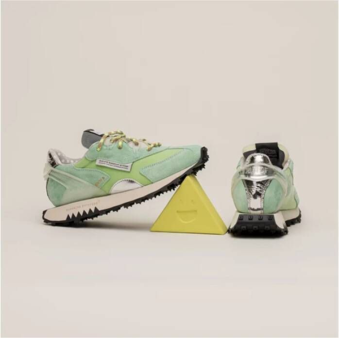 RUN OF Mintgroene Sneaker Stijlvol Comfort Green Dames