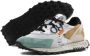 RUN OF Multicolor Leren Sneakers Memory Gel Multicolor Heren - Thumbnail 4