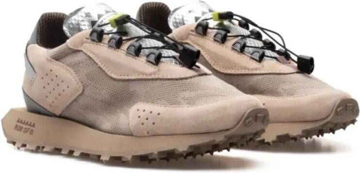 RUN OF Nude Sneakers Beige Heren