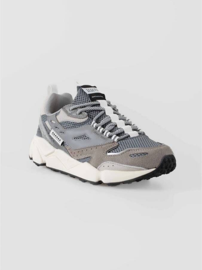 RUN OF Reflecterende Grijze Hunter Sneakers Gray Heren