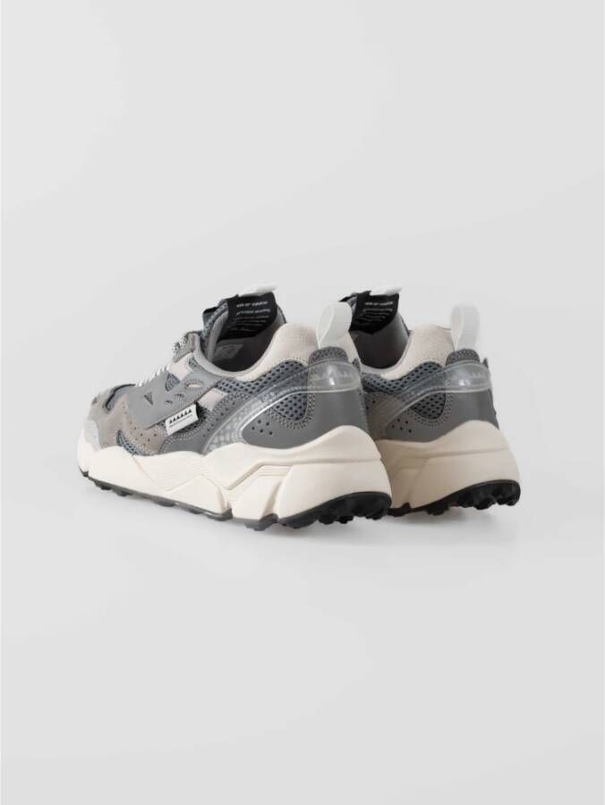 RUN OF Reflecterende Grijze Hunter Sneakers Gray Heren