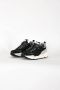 RUN OF Ripstop Suède Sneakers met Vetersluiting Black Heren - Thumbnail 2