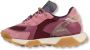 RUN OF Roze Orchidee Sneakers met Rode Details Multicolor Dames - Thumbnail 2