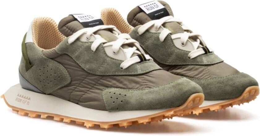 RUN OF Sneaker Bosco M Green Heren