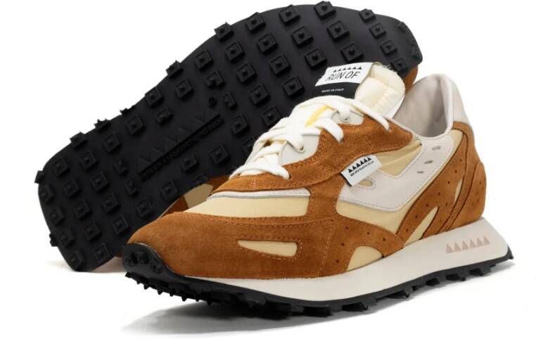 RUN OF Sneaker Buttery M Brown Heren