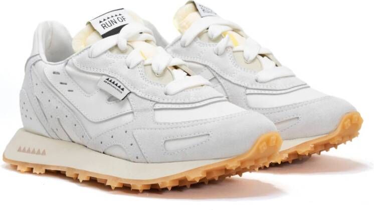 RUN OF Sneaker Cream M White Heren