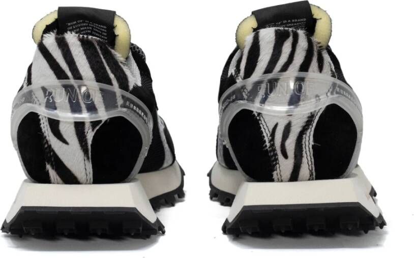 RUN OF Sneaker Dark Zebra W Multicolor Dames