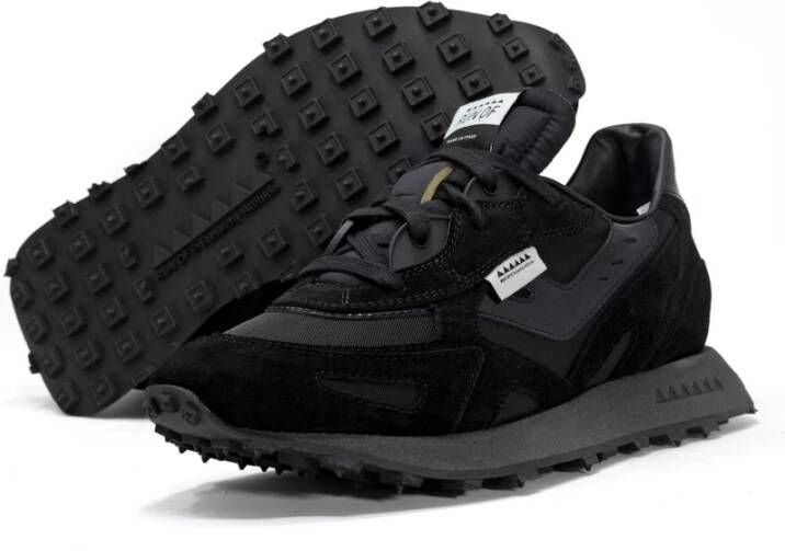 RUN OF Sneaker Darkness M Black Heren