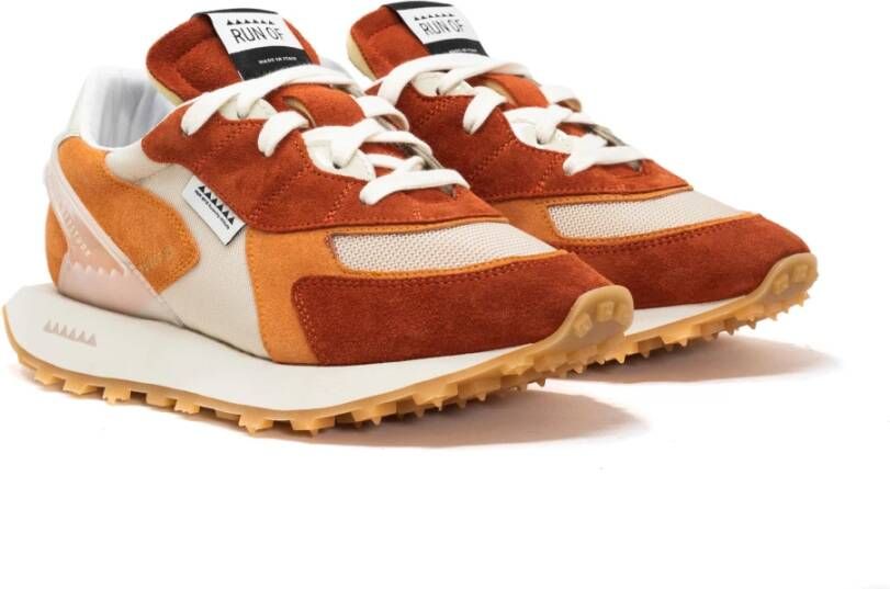 RUN OF Sneaker Rust W Orange Dames