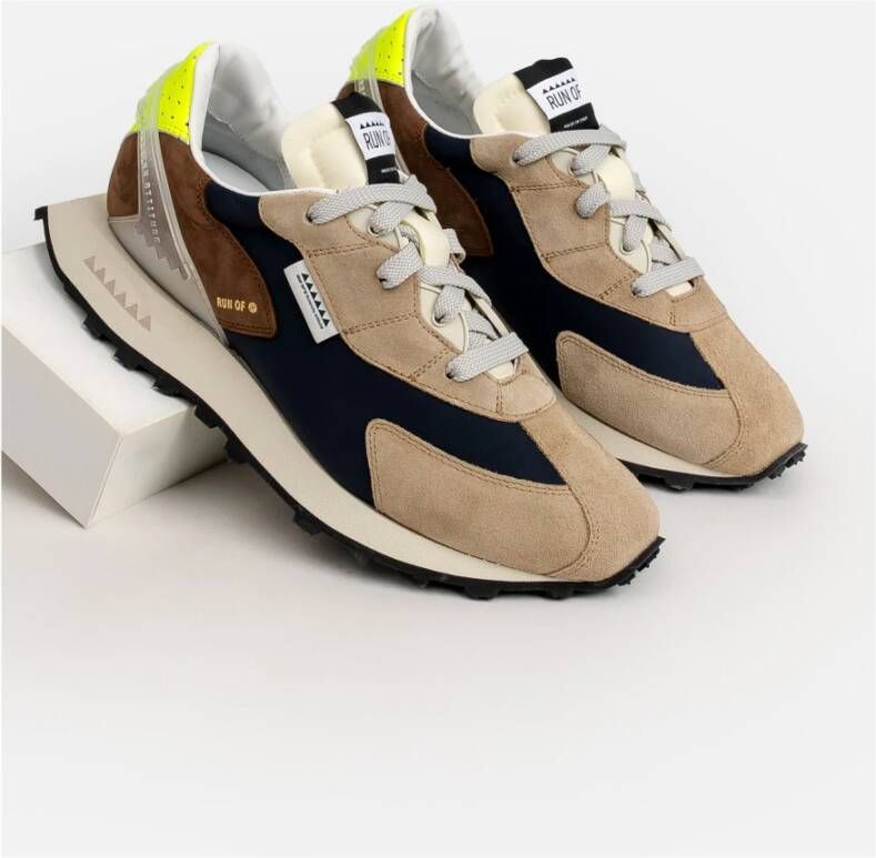 RUN OF Sneakers Beige Heren