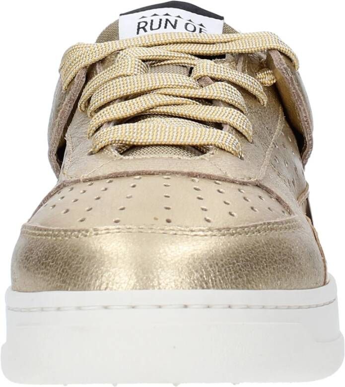 RUN OF Sneakers Golden Yellow Dames