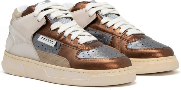 RUN OF Sneakers MID Bronze W Multicolor Dames