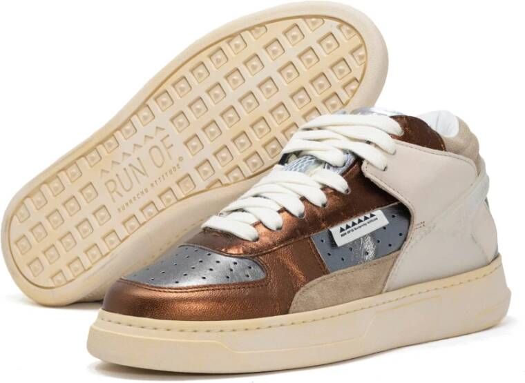 RUN OF Sneakers MID Bronze W Multicolor Dames