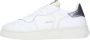 RUN OF Witte Leren Sneakers met Zilveren Inzetstukken White Dames - Thumbnail 9