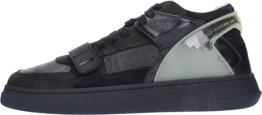 RUN OF Sneakers Zwart Black Heren