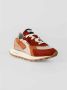 RUN OF Vintage stijl sneakers met leren hiel Multicolor Dames - Thumbnail 2