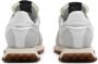 RUN OF Witte leren sneakers met oranje zolen White Dames - Thumbnail 3