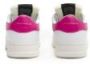 RUN OF Witte Leren Sneakers met Roze Inzetstukken White Dames - Thumbnail 3