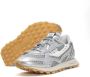 RUN OF Zilver Satijnen Sneakers Gray Heren - Thumbnail 4