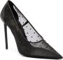 Saint Laurent Anja Kristalversierde Pumps Black Dames - Thumbnail 4