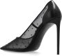 Saint Laurent Strass Mesh Anja Pumps Black Dames - Thumbnail 5