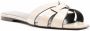 Saint Laurent Slides Sandalen Zwart Leer White Dames - Thumbnail 8