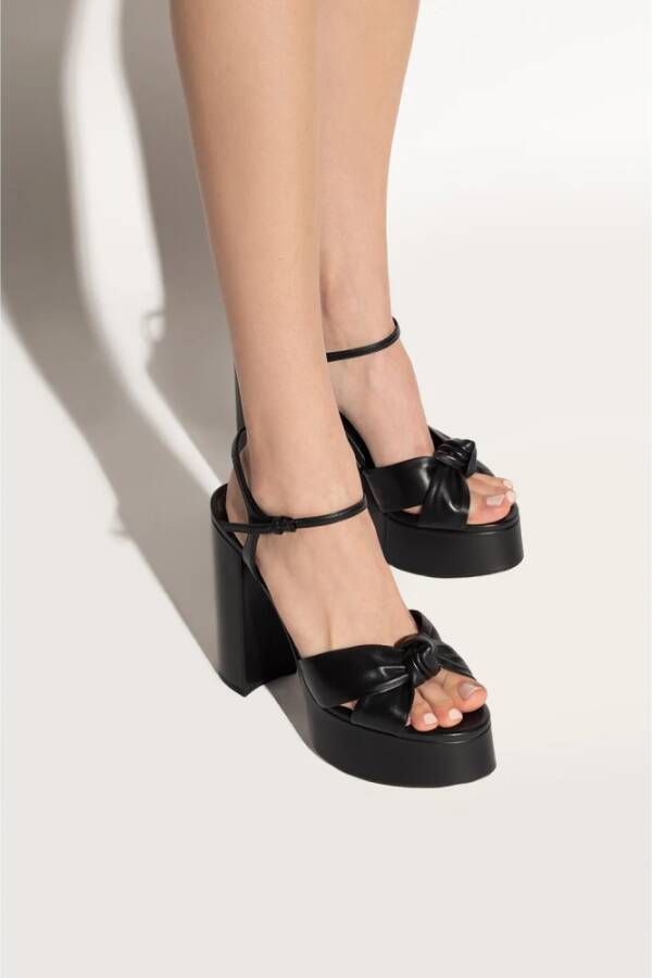 Saint Laurent Bianca hakken sandalen Black Dames