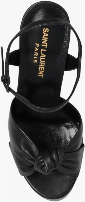 Saint Laurent Bianca hakken sandalen Black Dames