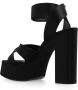 Saint Laurent Bianca platform sandalen Black Dames - Thumbnail 5