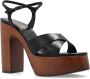 Saint Laurent Bianca platform sandalen Black Dames - Thumbnail 4