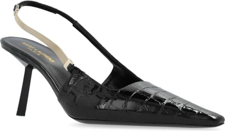 Saint Laurent Blake Hoge Hakken Black Dames