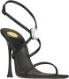 Saint Laurent Blauwe Leren Sandalen Black Dames - Thumbnail 2