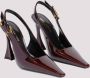 Saint Laurent Bruine Lakleren Pumps Brown Dames - Thumbnail 3