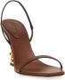 Saint Laurent Bruine Leren Sandalen Elegante Stijl Brown Dames - Thumbnail 2