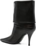 Saint Laurent Bruine leren stilettohak laarzen Black Dames - Thumbnail 3