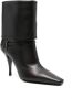 Saint Laurent Bruine leren stilettohak laarzen Black Dames - Thumbnail 4