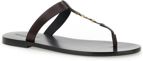 Saint Laurent Bruine Pepe 05 Sandalen Brown Heren