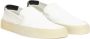 Saint Laurent Canvas Slip-On Sneakers in Wit White Dames - Thumbnail 2