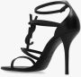 Saint Laurent Cassandra sandalen met hak Black Dames - Thumbnail 5