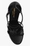 Saint Laurent Cassandra sandalen met hak Black Dames - Thumbnail 6