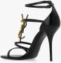 Saint Laurent Cassandra sandalen met hak Black Dames - Thumbnail 5