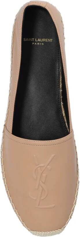 Saint Laurent Cassandre espadrilles Beige Dames