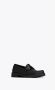 Saint Laurent Chunky Sole Loafers met reliëfdetail Black Dames - Thumbnail 4