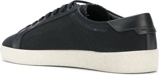 Saint Laurent Court Classic Sl 06 Embroidered Sportschoenen Zwart Heren