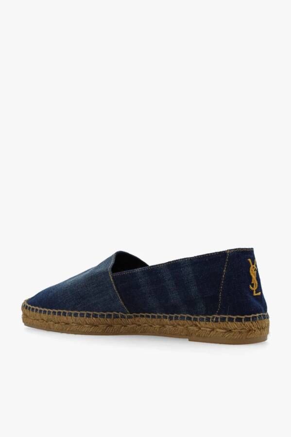 Saint Laurent Denim espadrilles Blue Heren