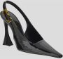 Saint Laurent Dune Slingback Patent Pumps Black Dames - Thumbnail 2