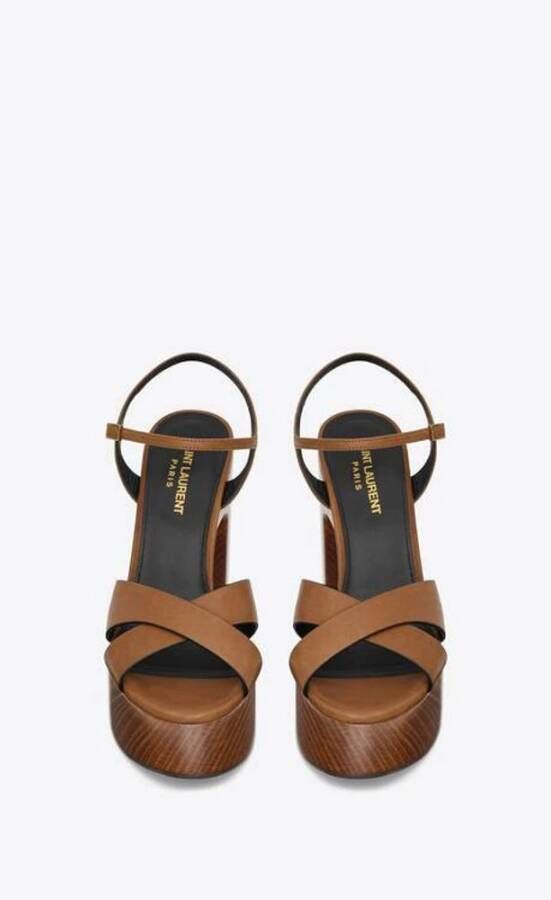 Saint Laurent E24 Sandalen Brown Dames